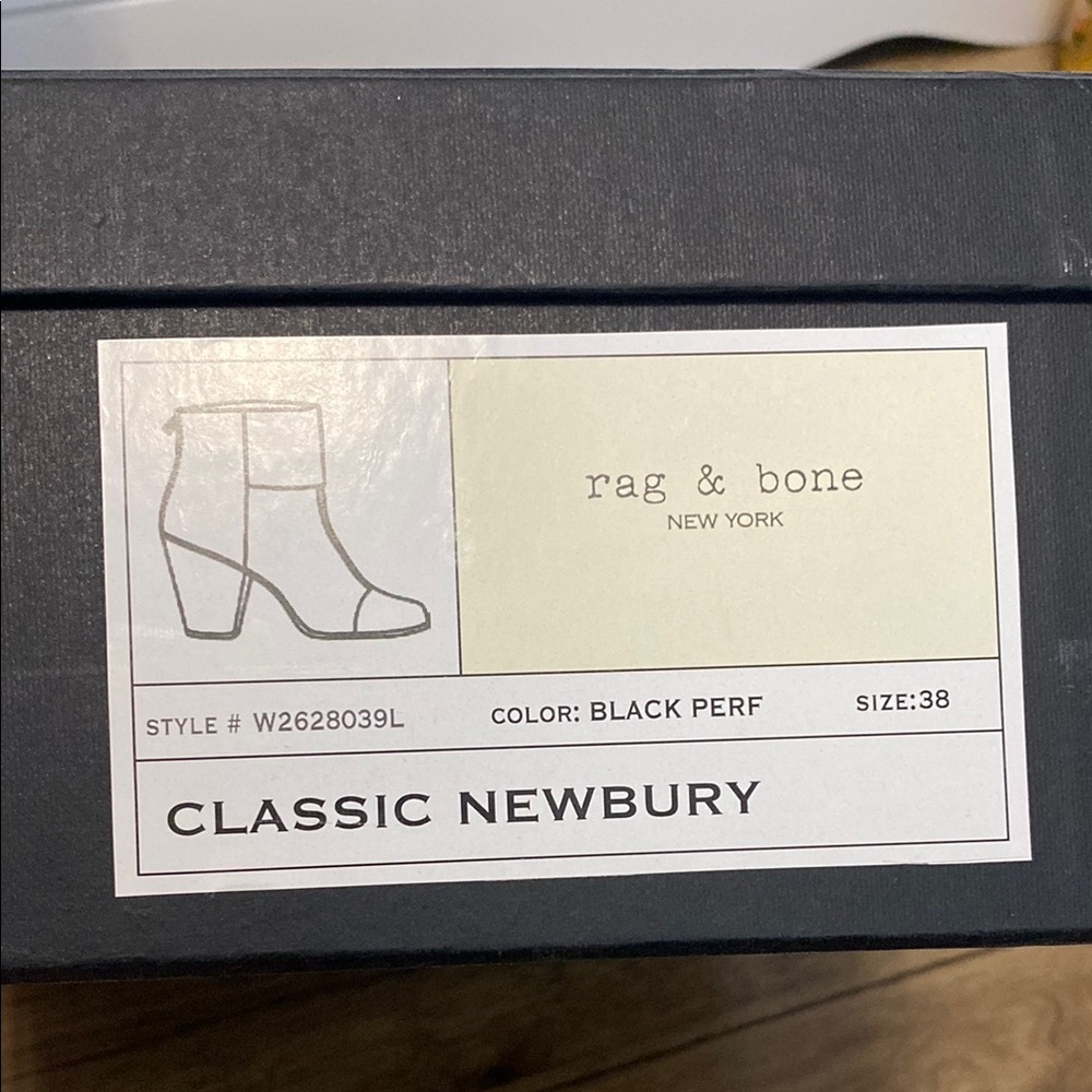 Rag & Bone perforated leather boots 8 - Picture 4 of 10